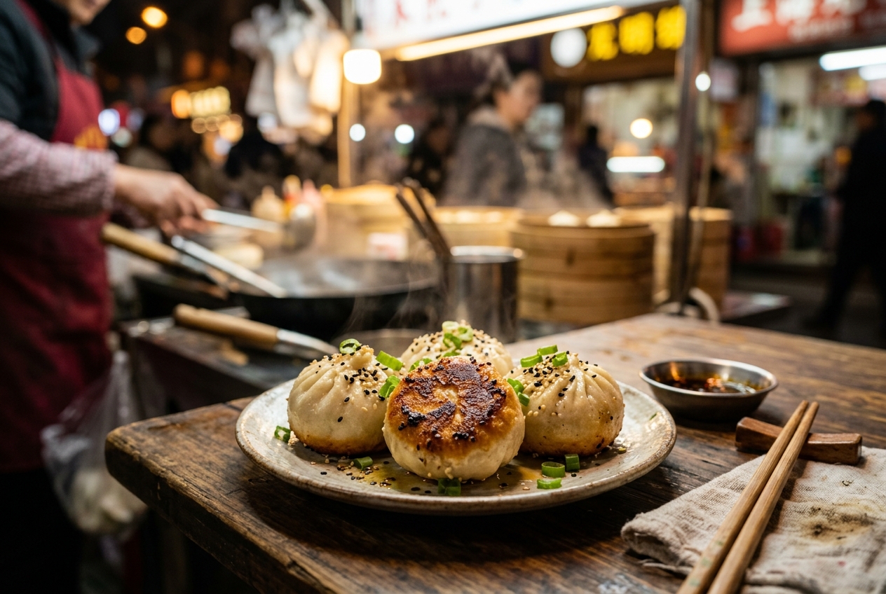Yang's Fry Dumplings — Street food