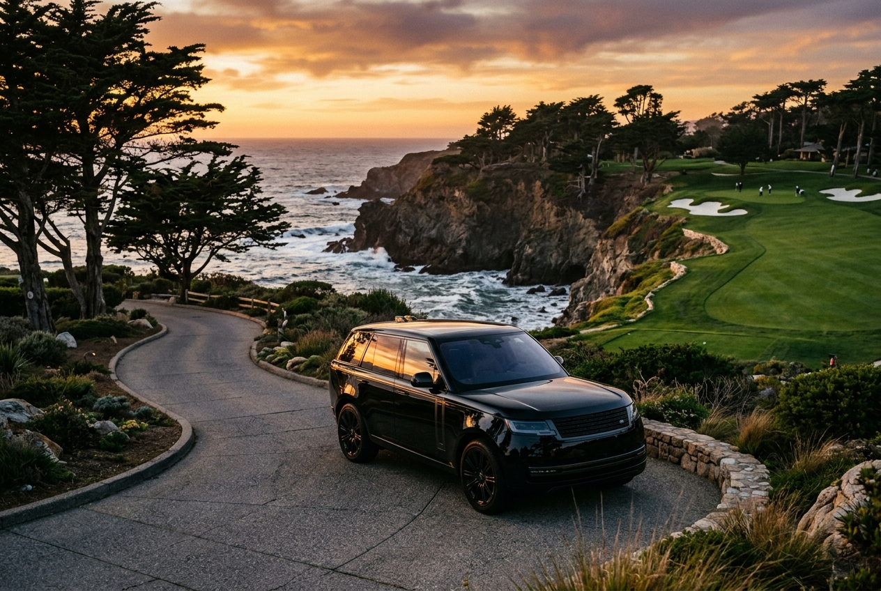 Chauffeur transfer to Pebble Beach Resorts