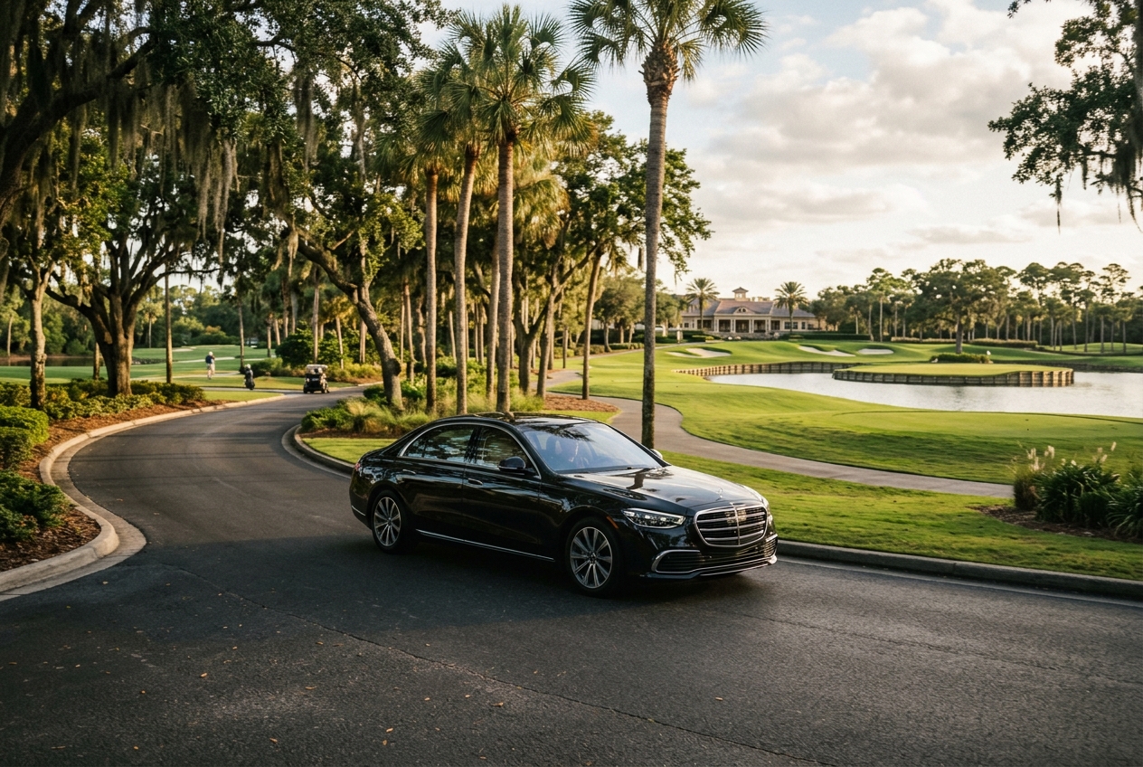 Chauffeur transfer to TPC Sawgrass