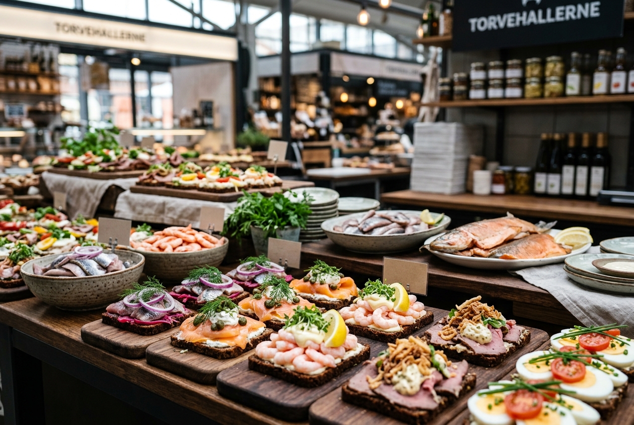Torvehallerne — Food market