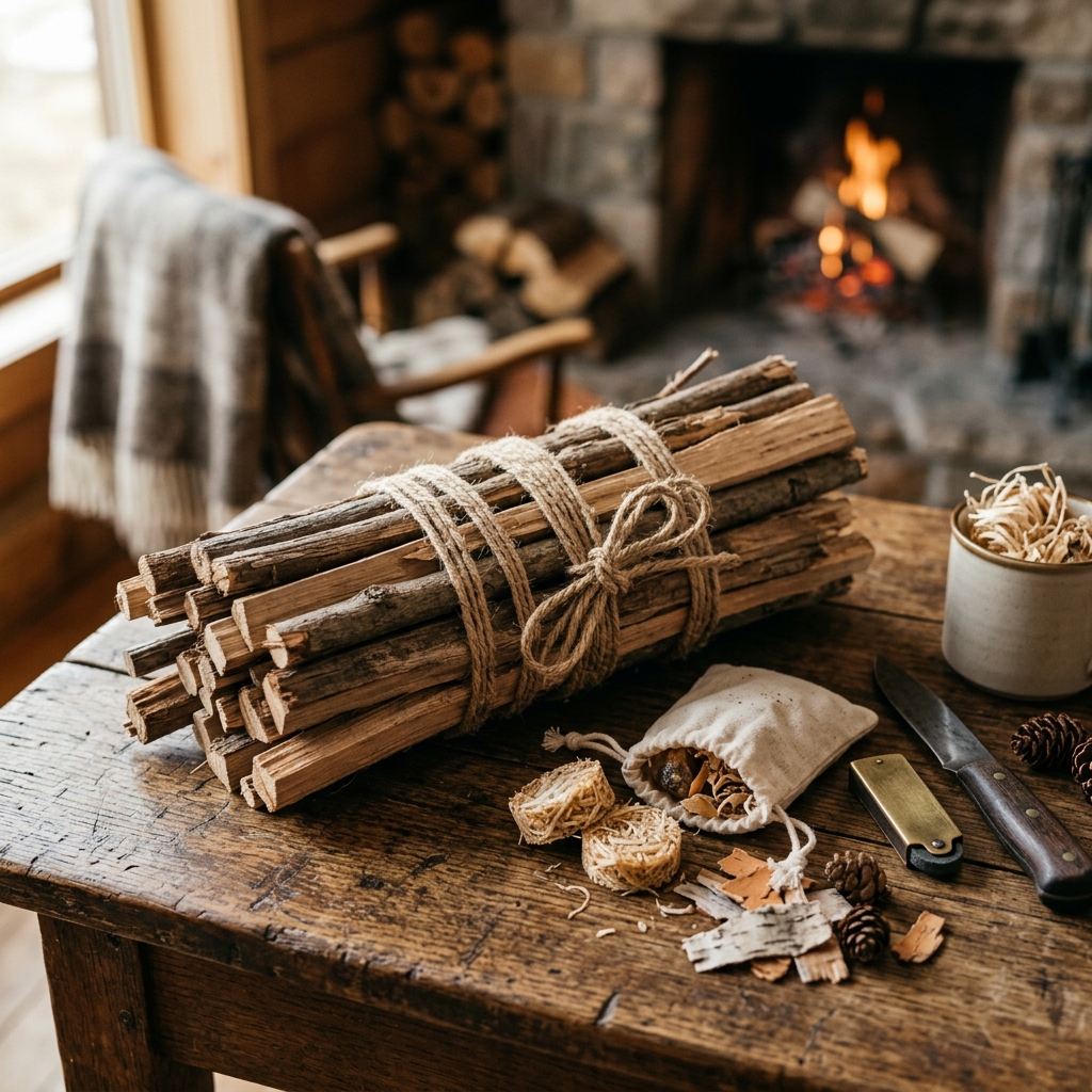 Comment allumer un feu par le haut