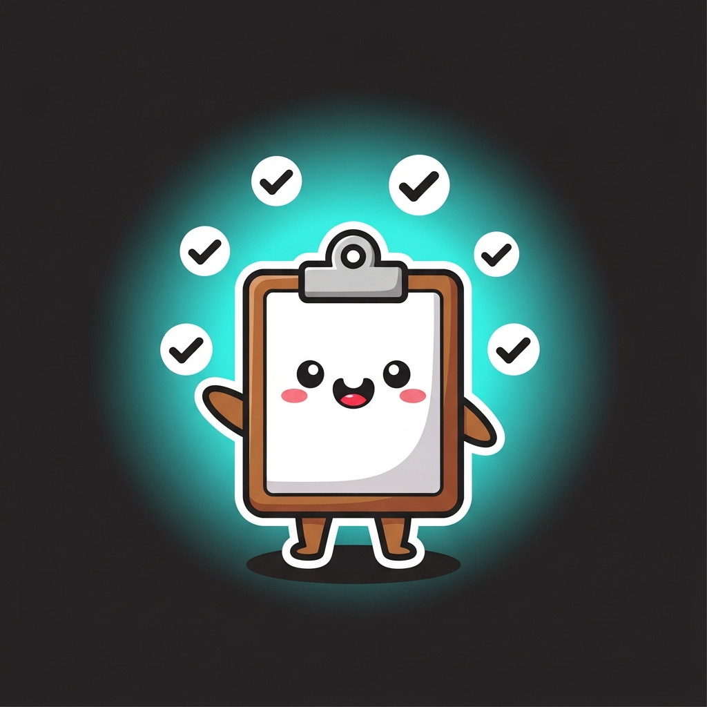 Checkliste Sticker