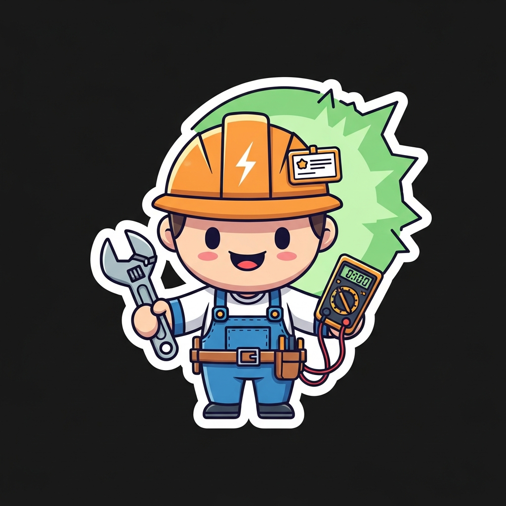 Elektromeister Sticker