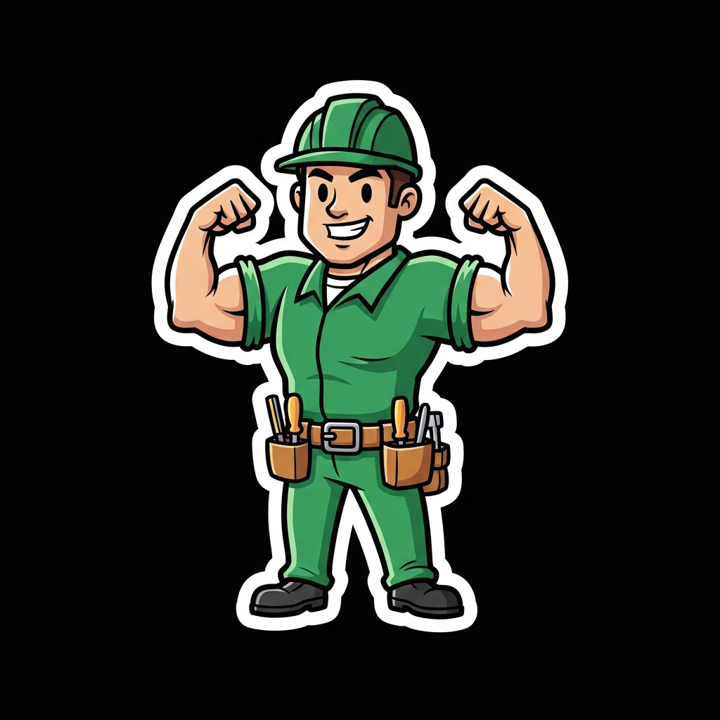 Handwerker Sticker