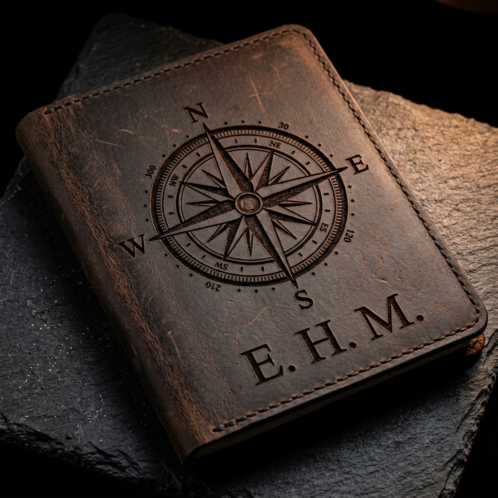 Engraved Leather Journal