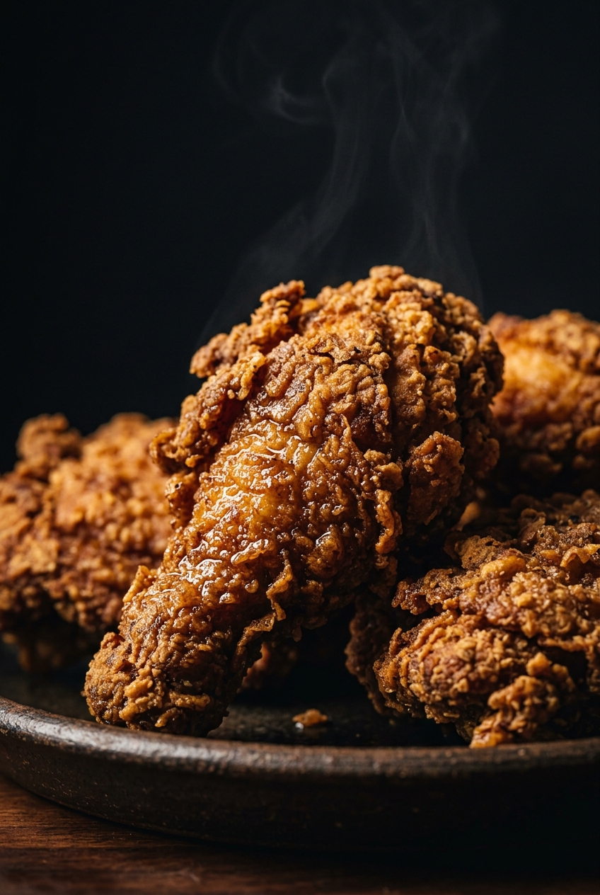 Crispy fried chicken