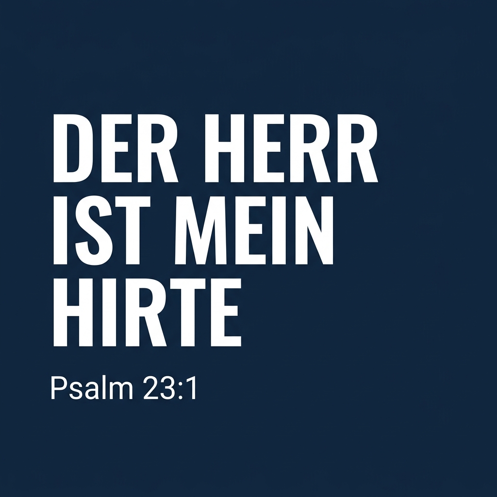 Psalm 23:1