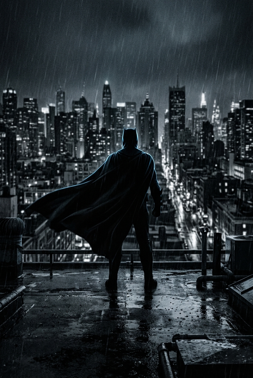 Night Watch — metal art panel