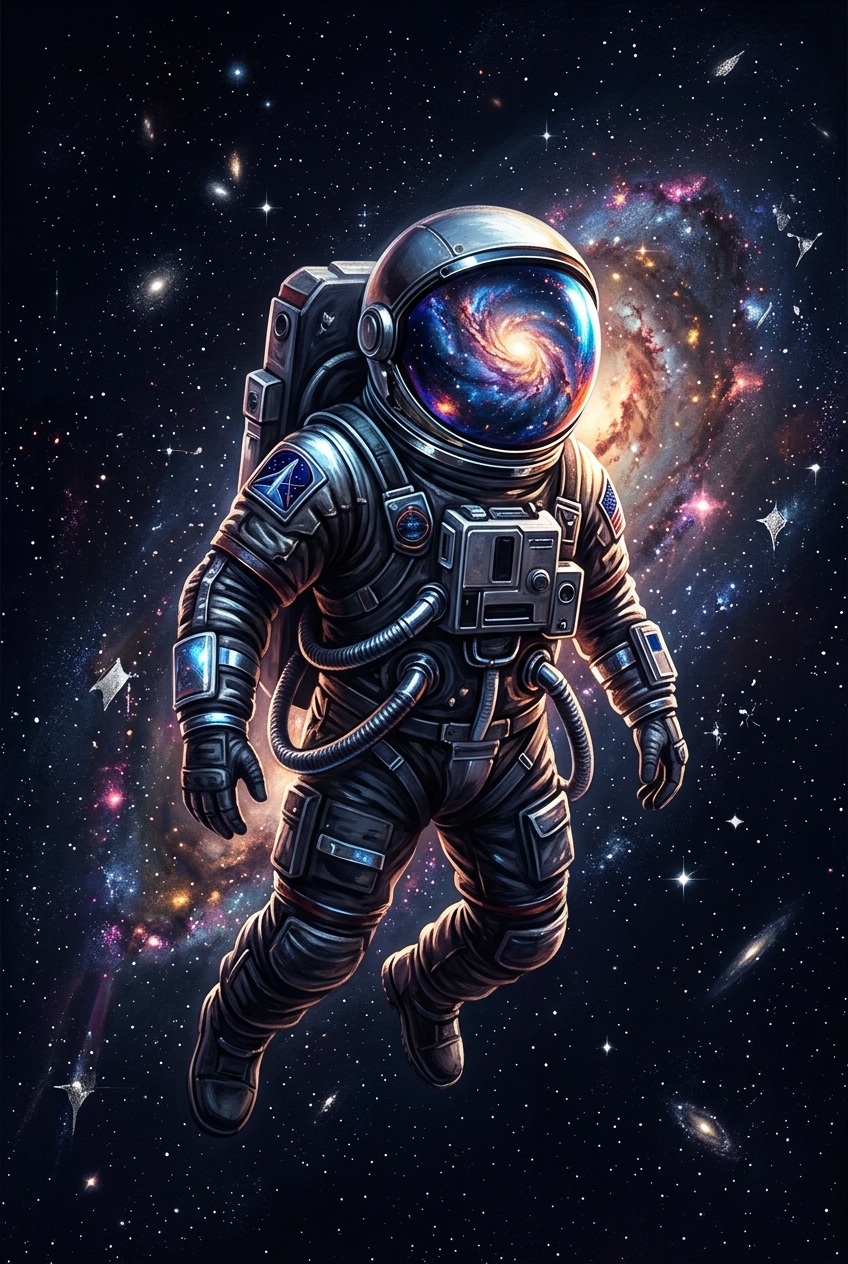 Drifter — metal art panel