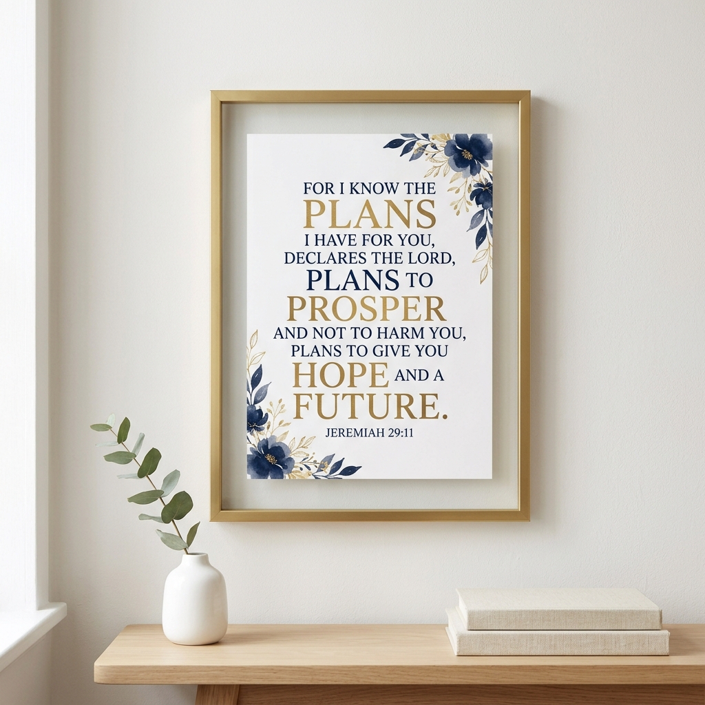 Scripture Wall Art Print