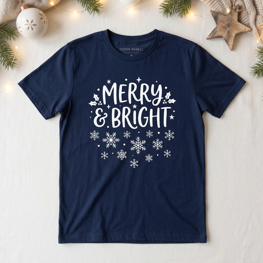 Merry & Bright Family Tee