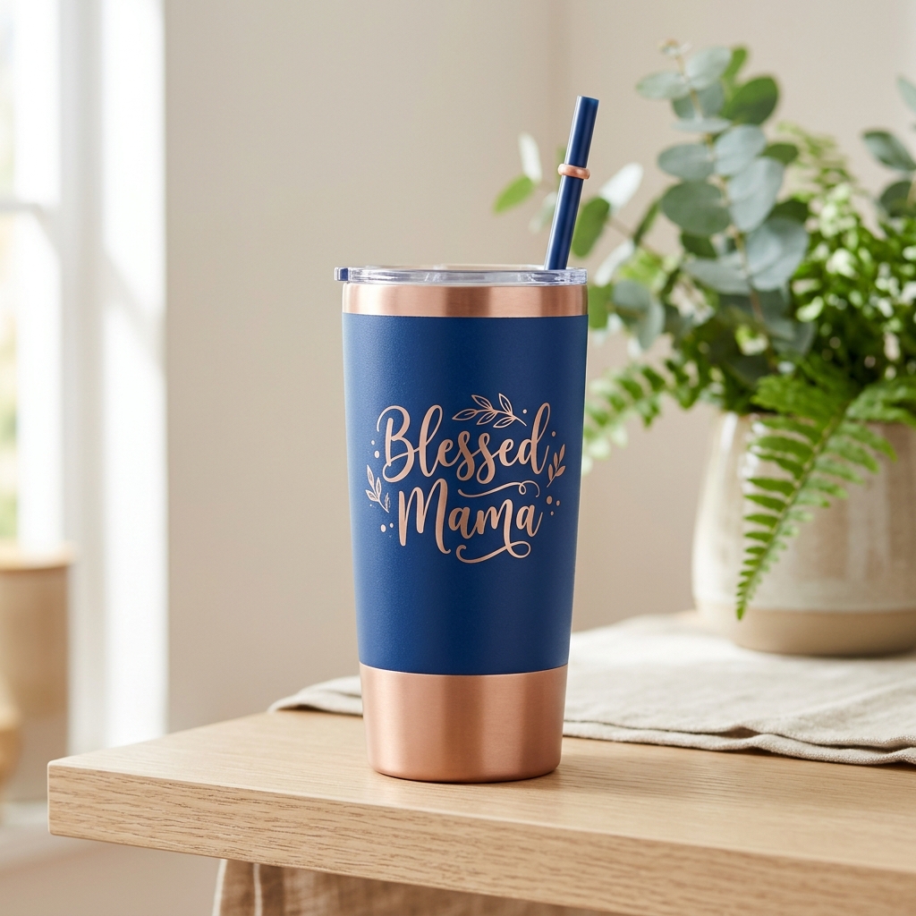 Blessed Mama Tumbler