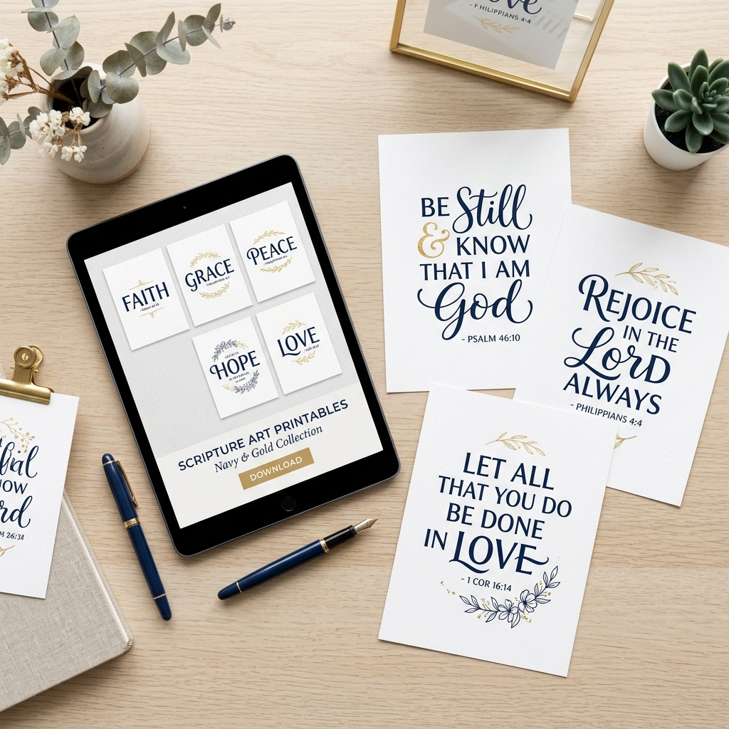 Printable Scripture Art Set