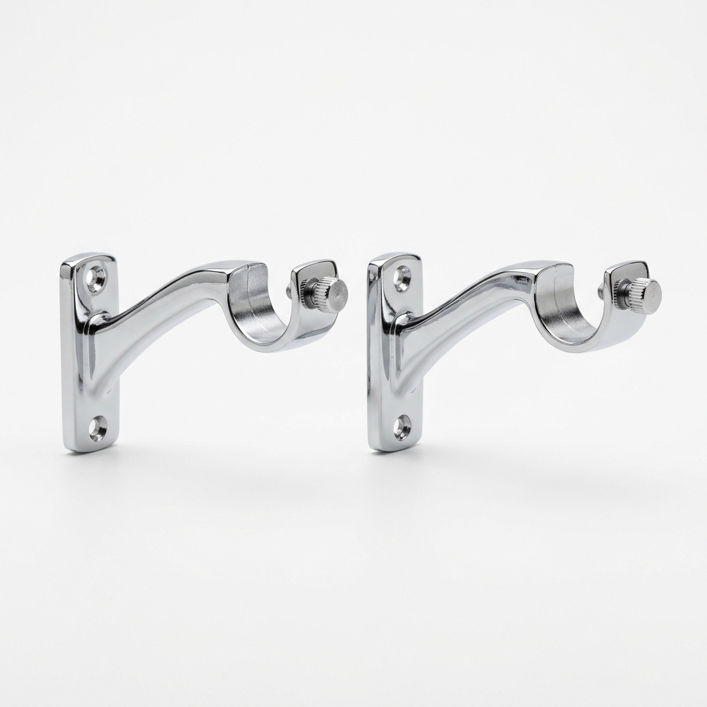 Curtain Rod Brackets (Pair)