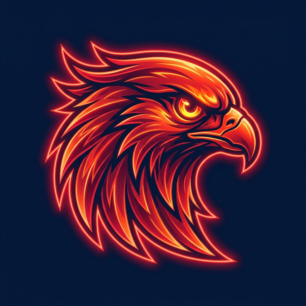 Falcon mascot