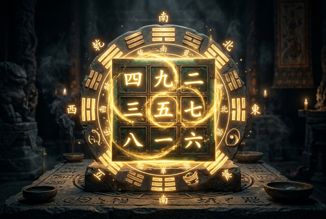 Qu'est-ce que la grille Lo Shu et à quoi sert-elle en Feng Shui ?