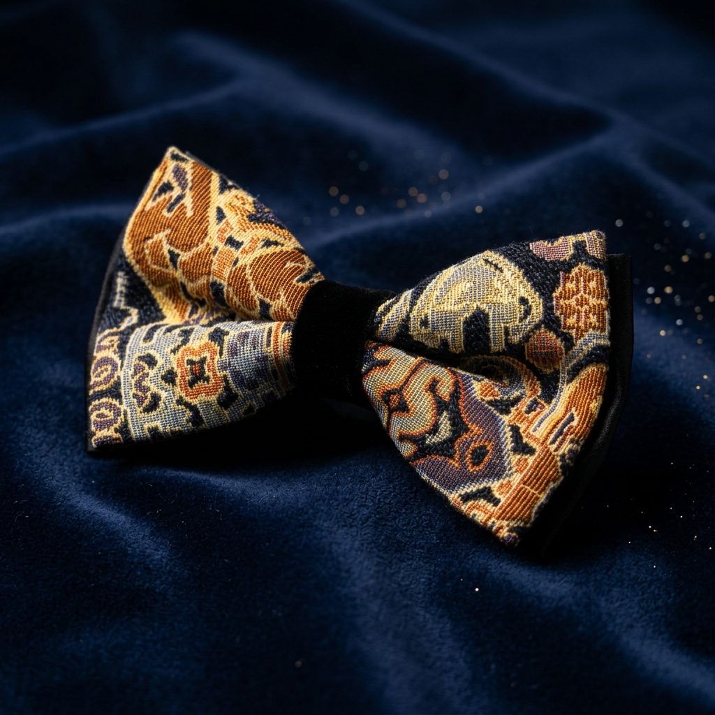 Woven Fabric Bow Tie