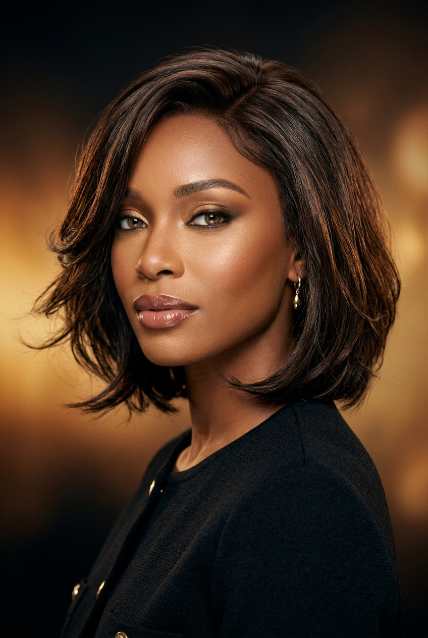 Layered Bob Glueless Wig