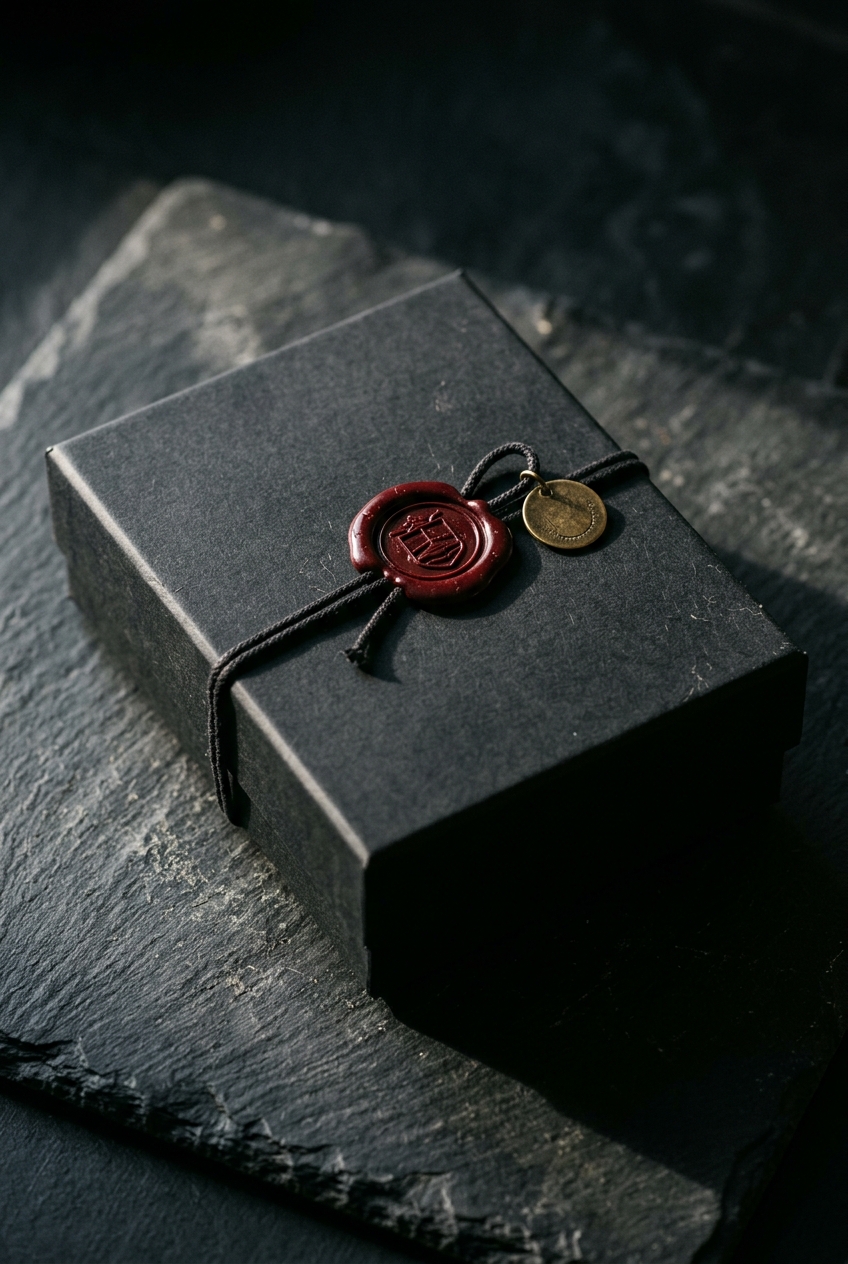A wax-sealed NYYNE signature box