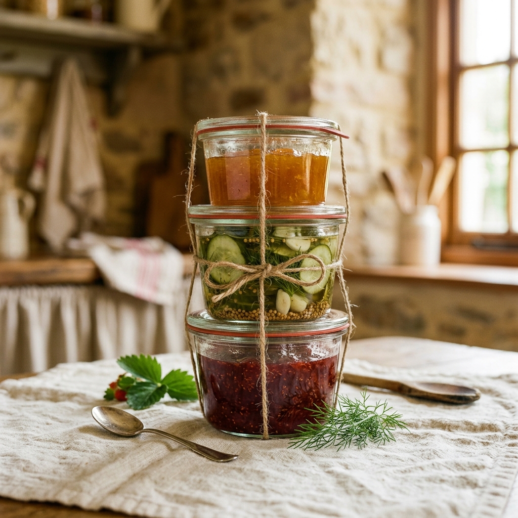 Vintage Preserving Jar Set