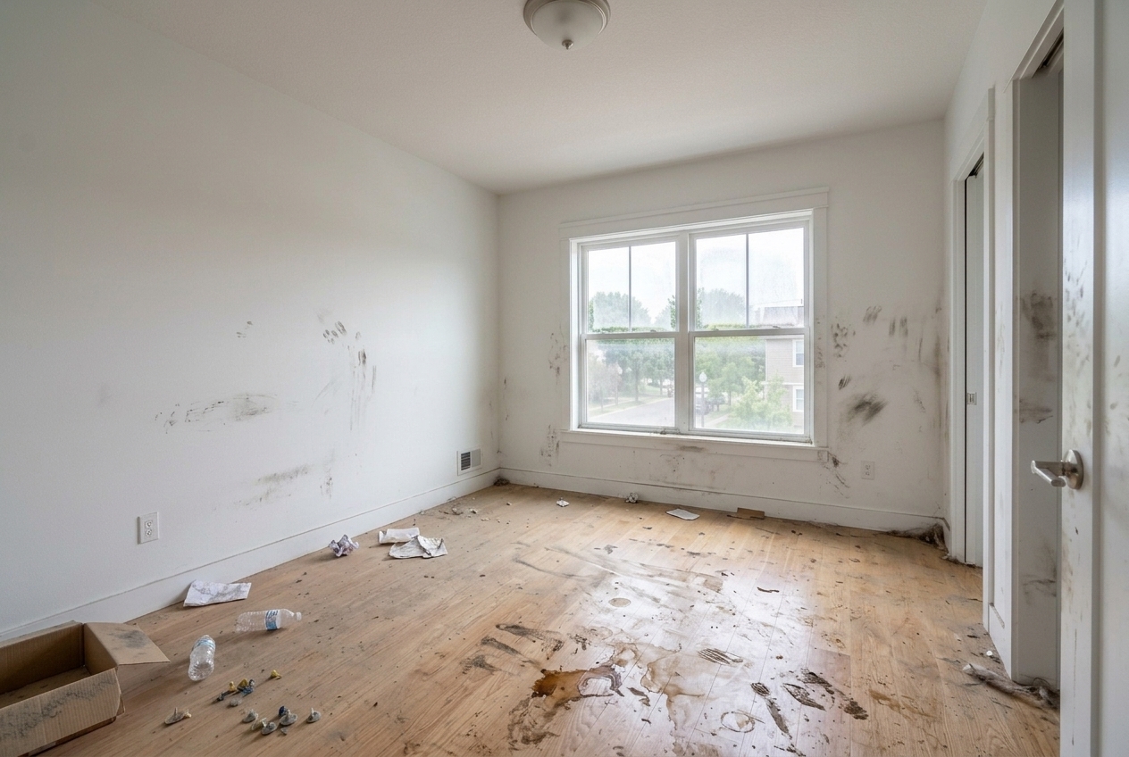 Move-out suite before