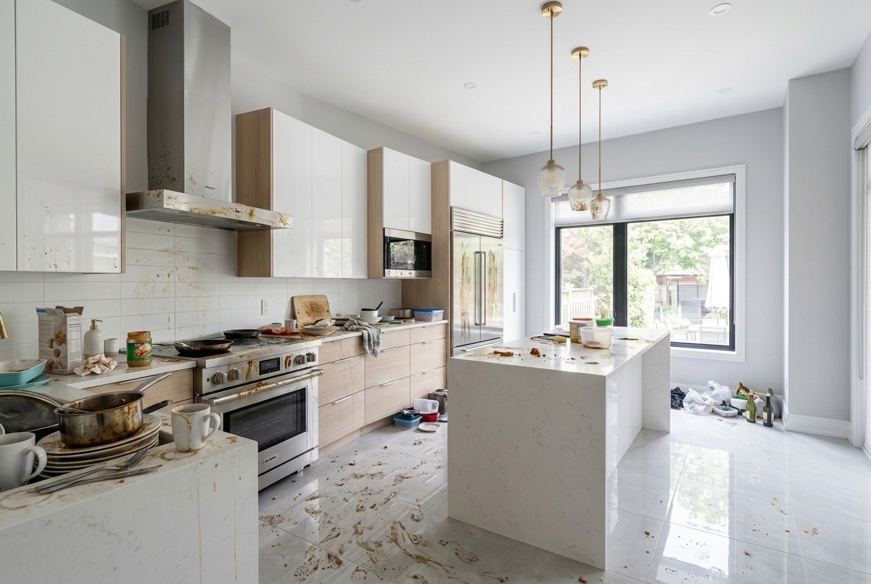 Kitchen before