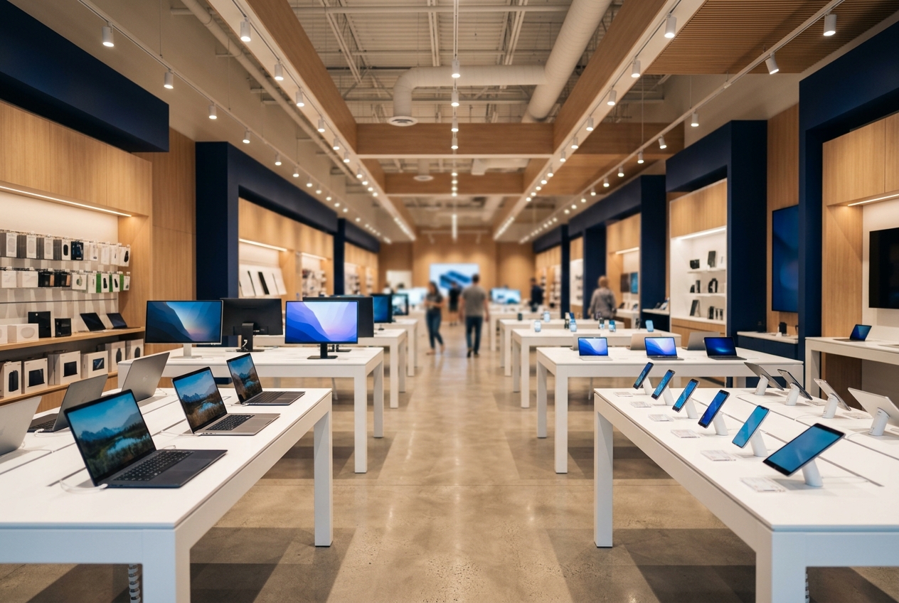 Tienda de tecnología moderna