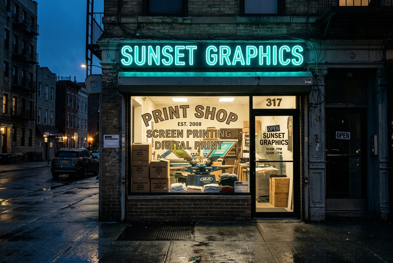 Sunset Graphics storefront