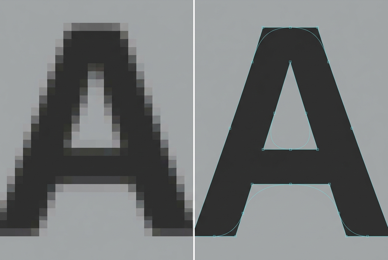 Vector vs pixels