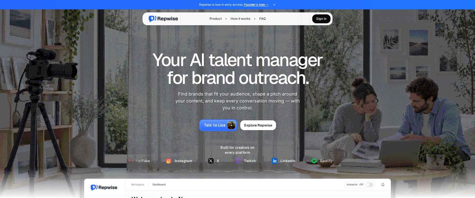 Repwise.ai preview