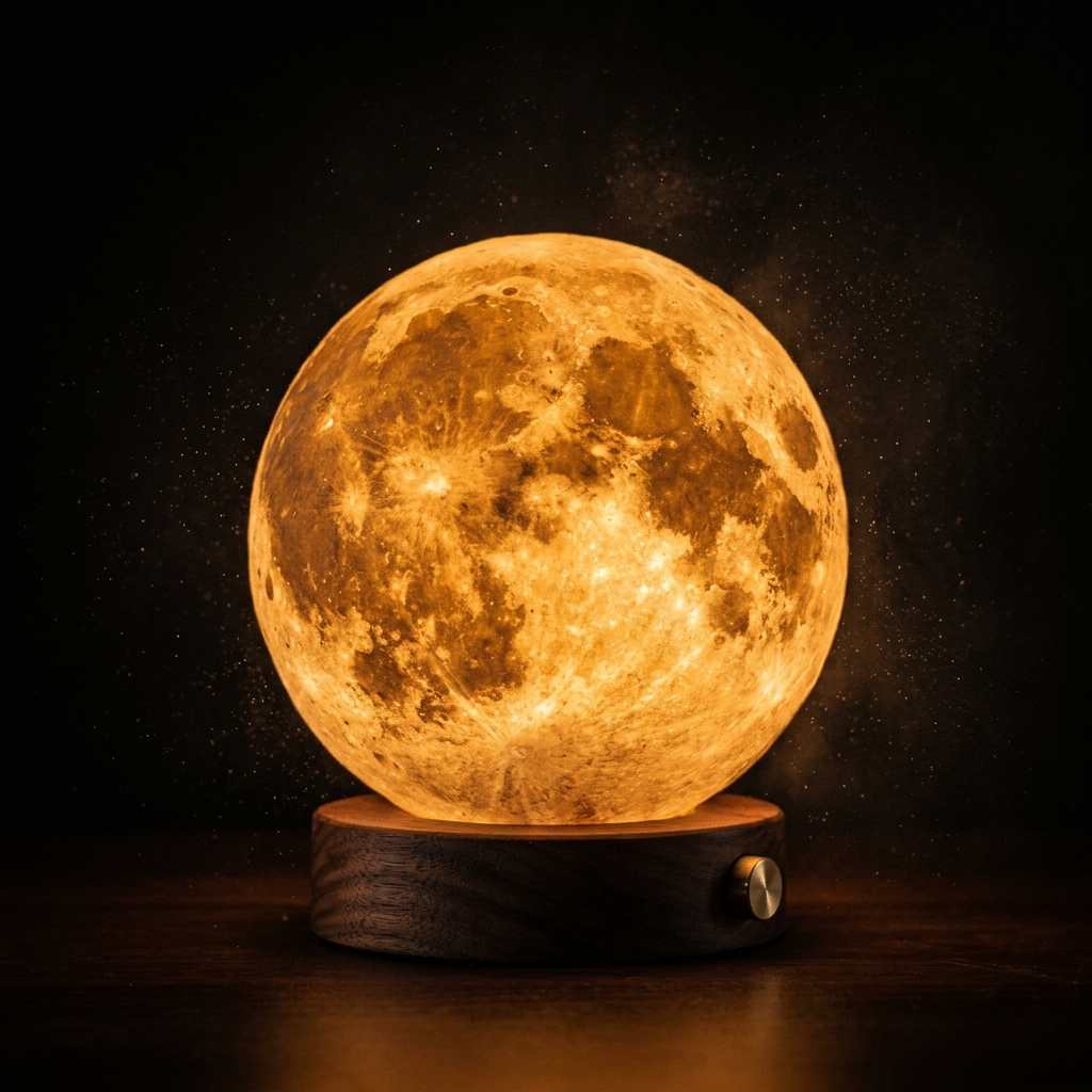 Celestial Moon Salt Lamp