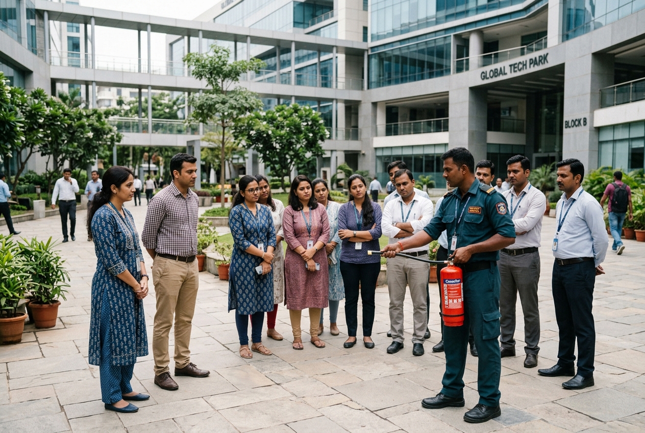 Fire safety training