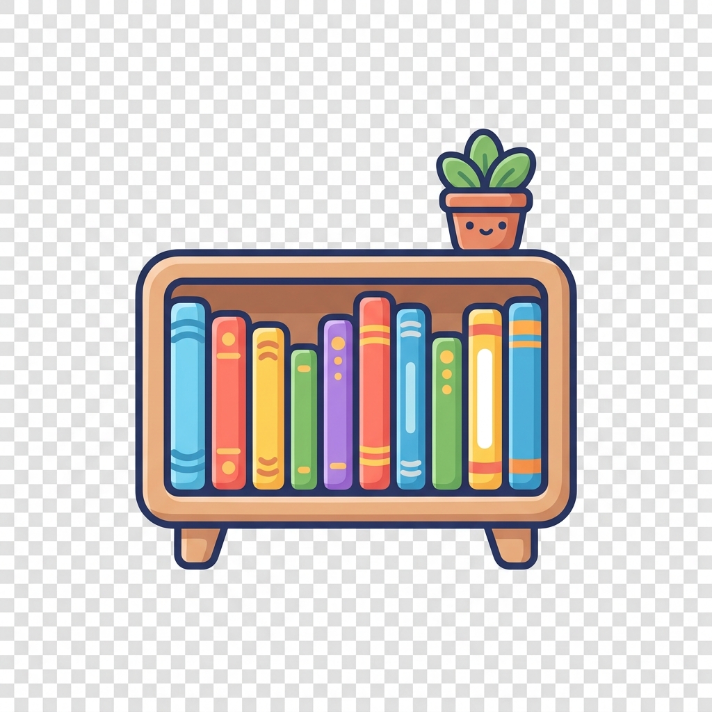 Reading Keeper bookshelf logo