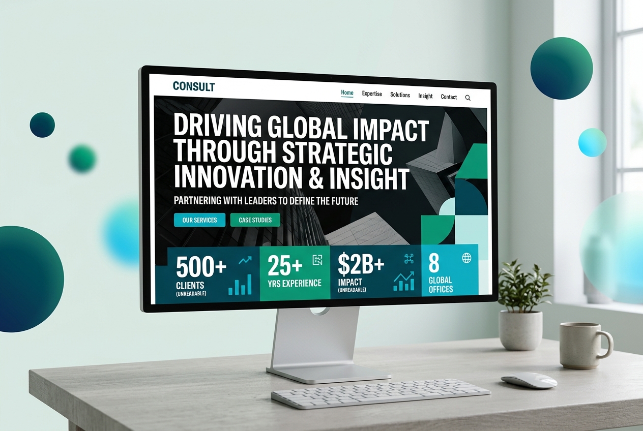 Atlas Consulting — Website Designing concept