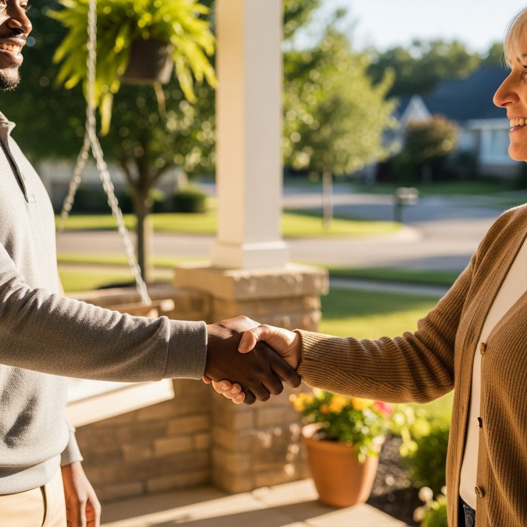 Neighbors trusting each other
