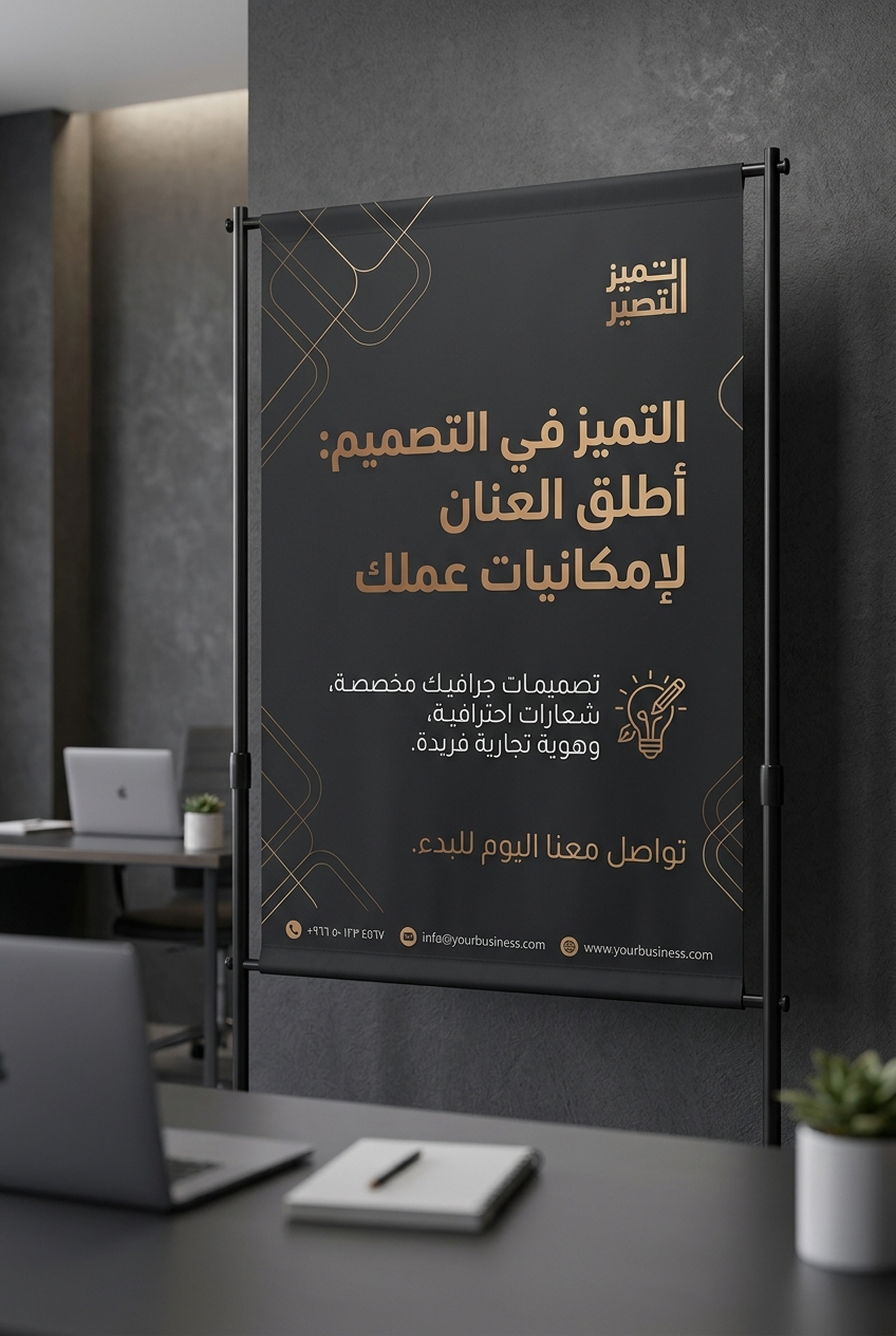 تصميم إعلان ترويجي