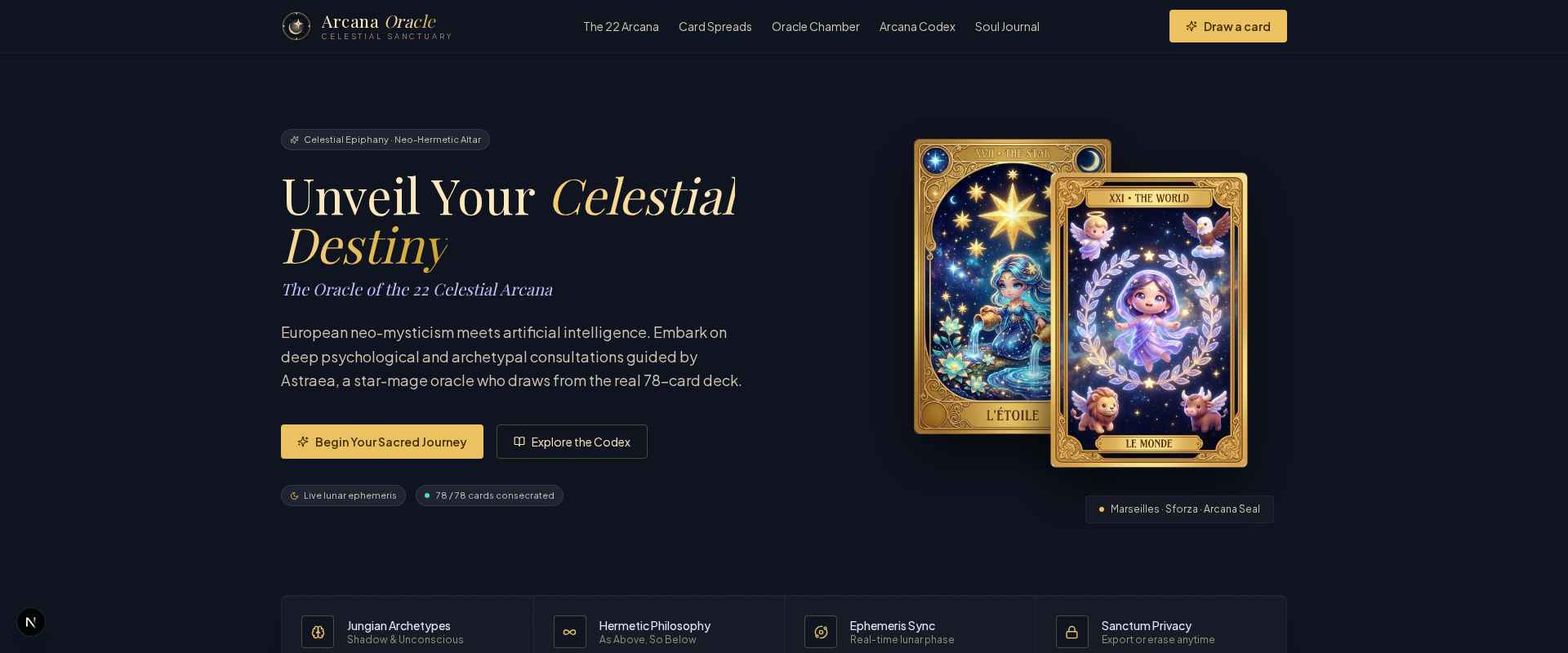 Arcana Oracle preview