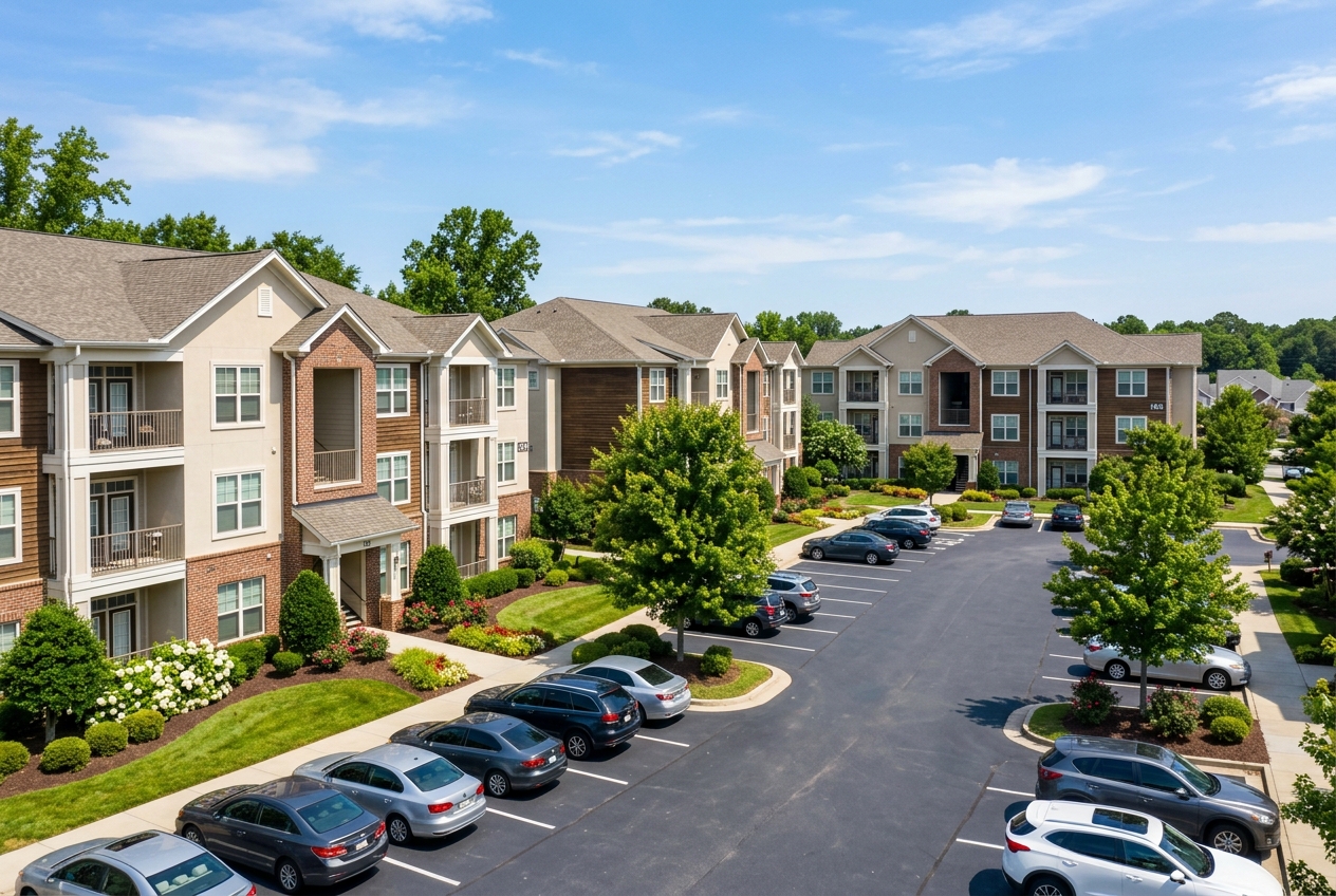 Garden-style apartment complex