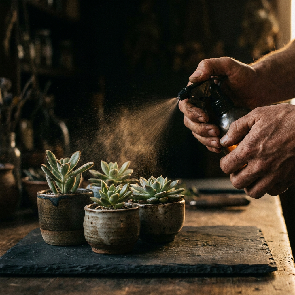Succulents — studio process