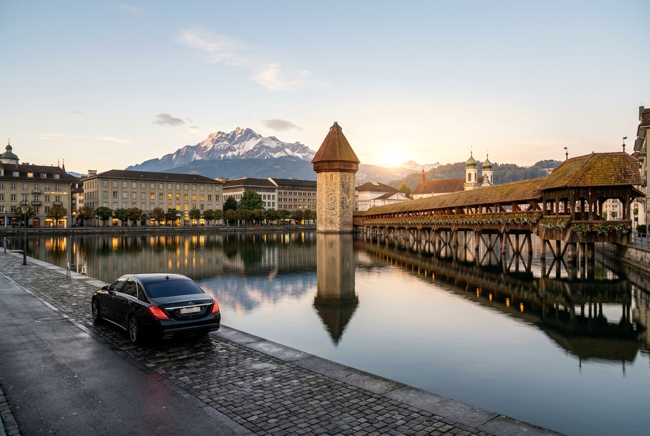 Limousine Service vom Flughafen Zürich nach Luzern