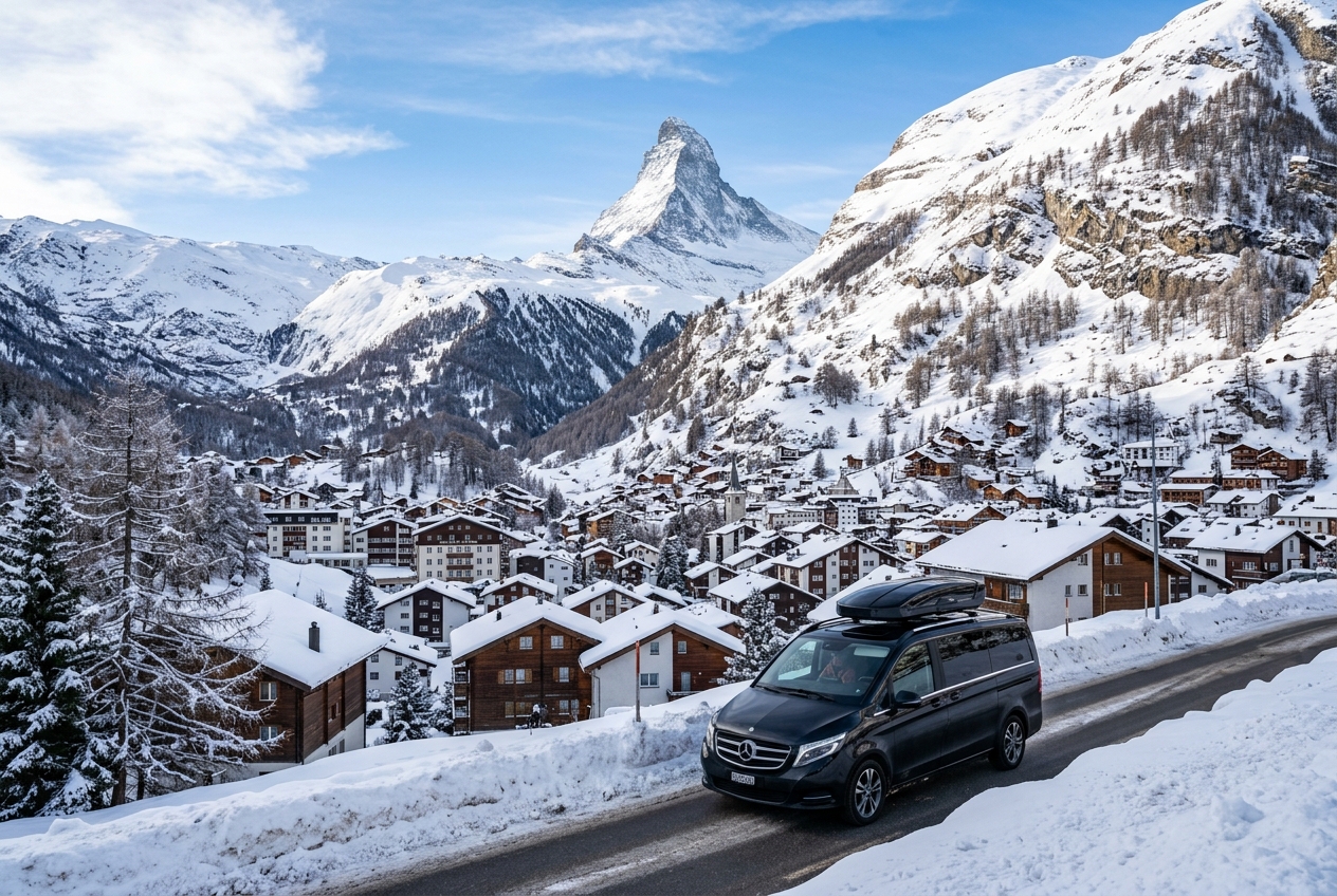 Taxi vom Flughafen Zürich nach Zermatt