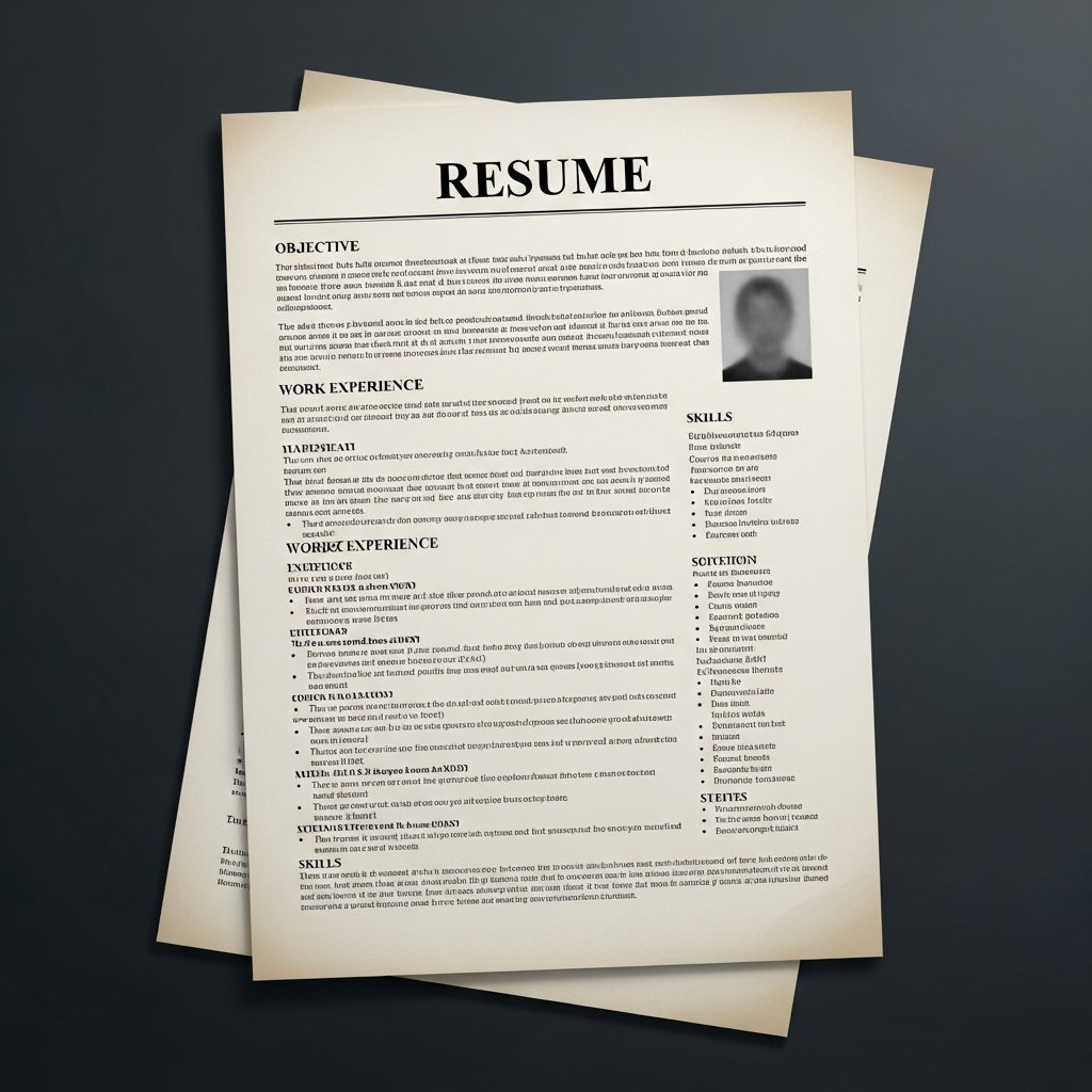 Before resume sample