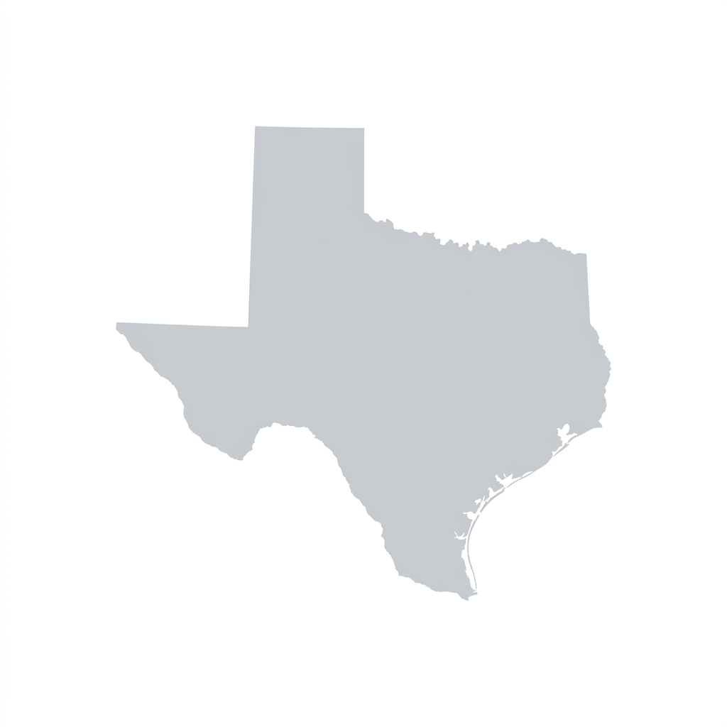 Texas service area map