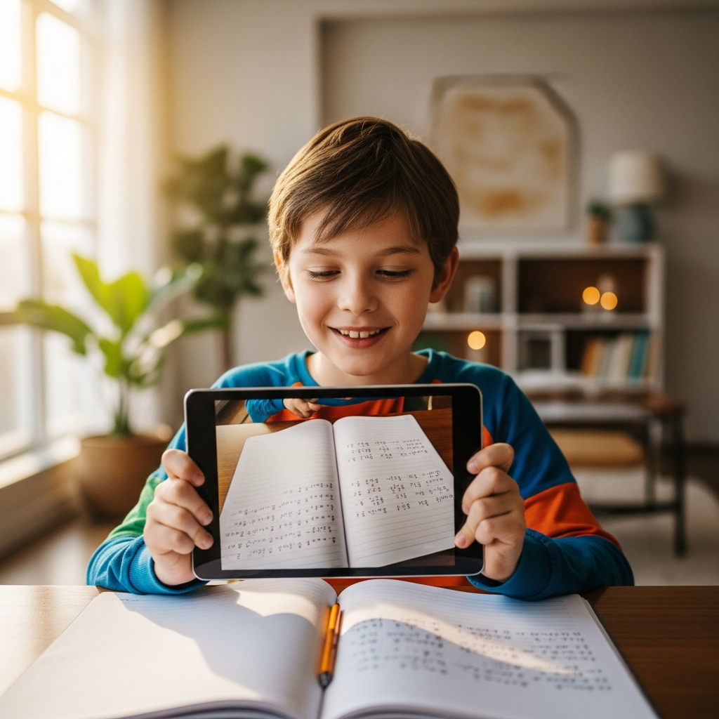 Enfant utilisant SchoolyUp