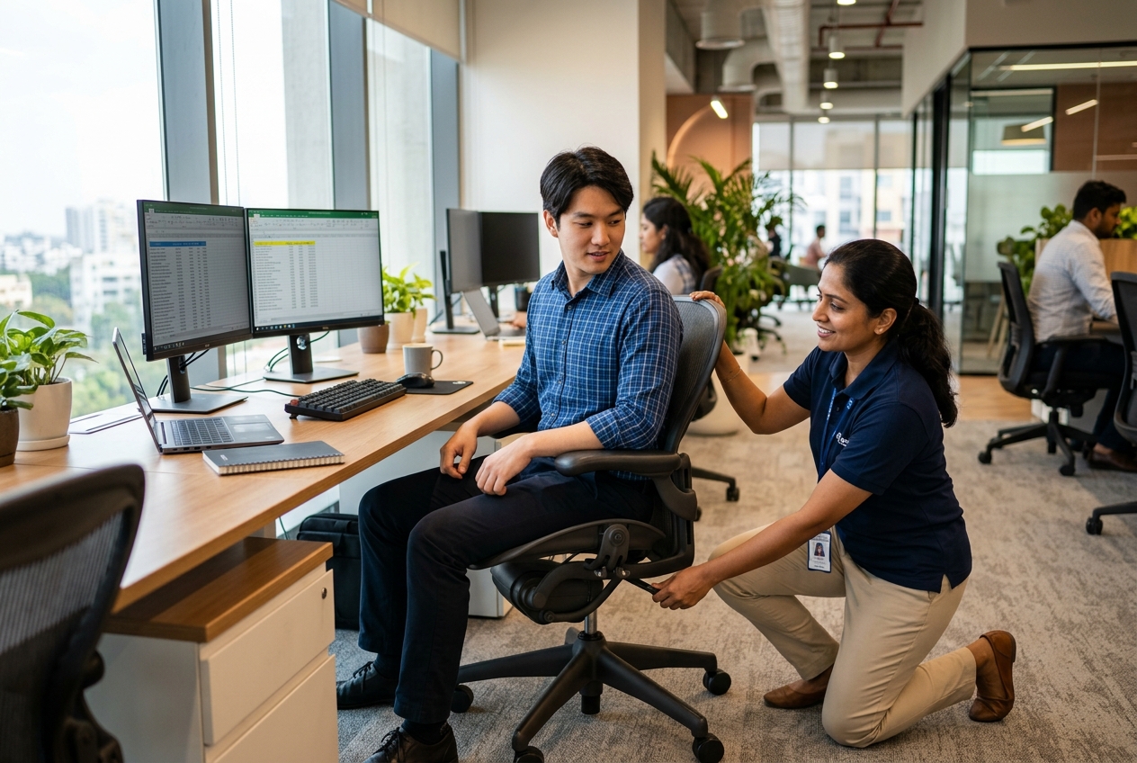 5 réflexes ergonomiques pour préserver votre dos au bureau