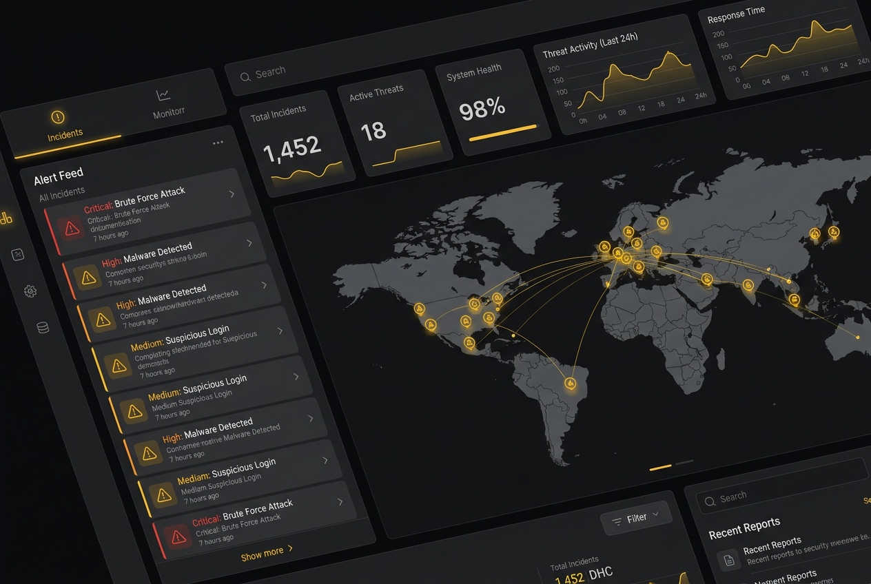 SCORPION IQ security operations dashboard
