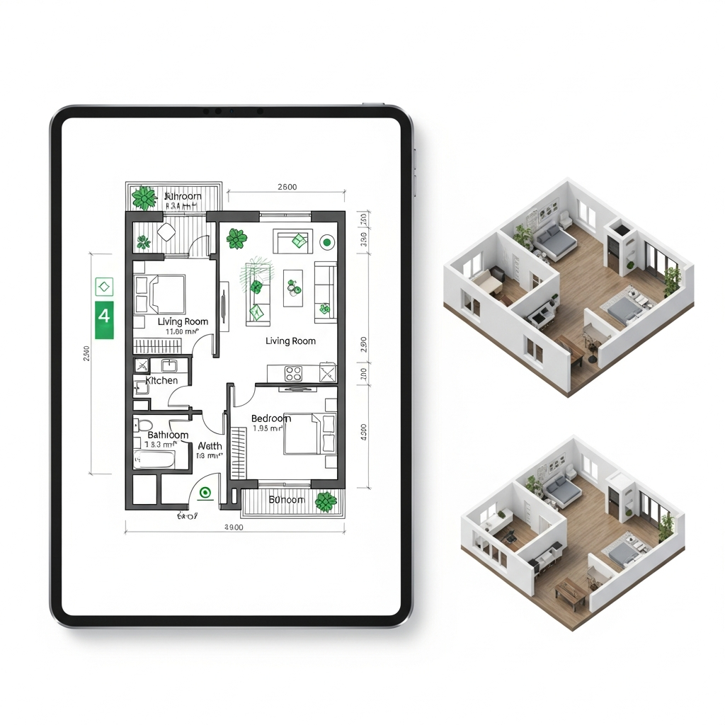 Plans métrés 2D / 3D