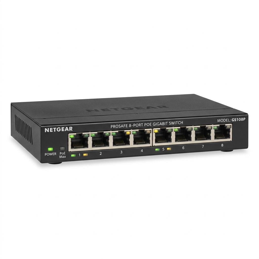 8-Port PoE Network Switch