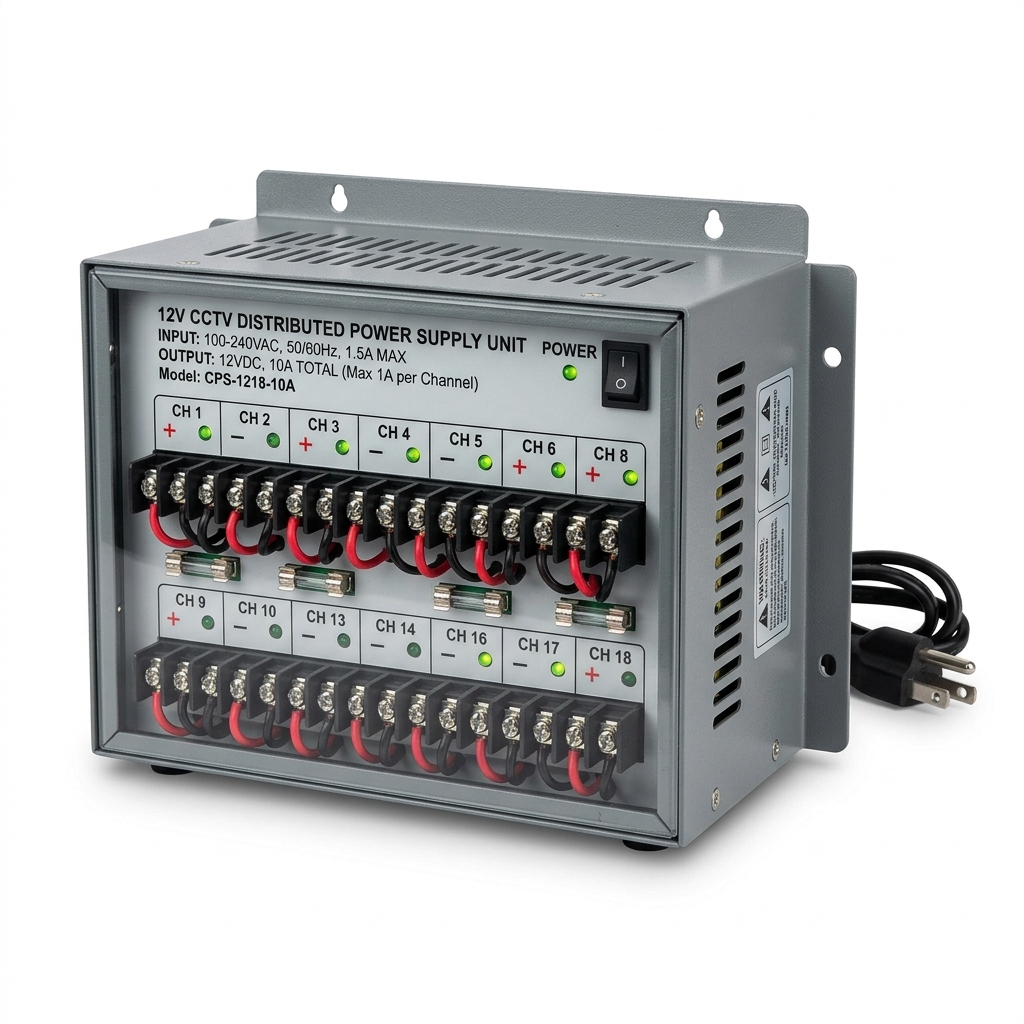 12V 8-Channel SMPS Power Supply