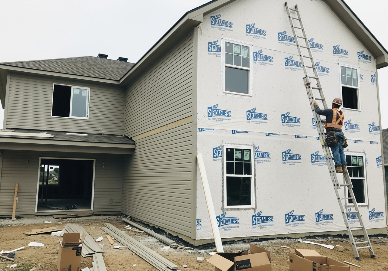 Siding — Everstone Roofing jobsite, Wisconsin